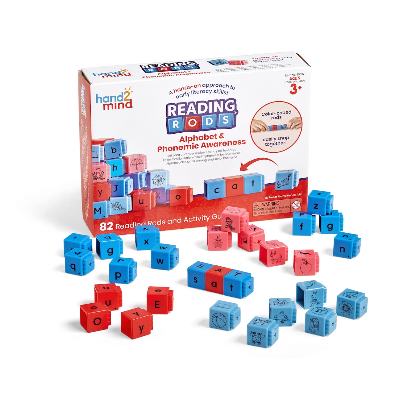 hand2mind Reading Rods® Alphabet & Phonemic Awareness Set